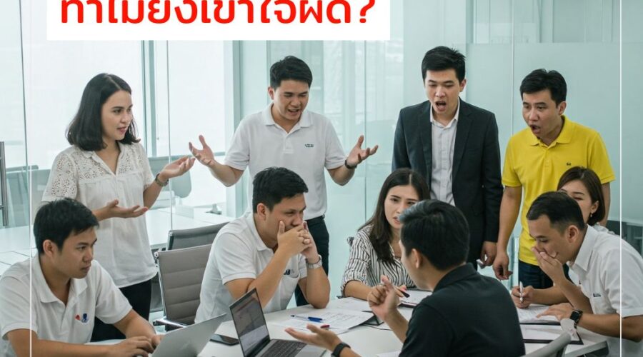 “คุยกันทุกวัน” แต่ทำไมยัง “เข้าใจผิด” อยู่ดี? By People’S 🌟 Skills Tank
