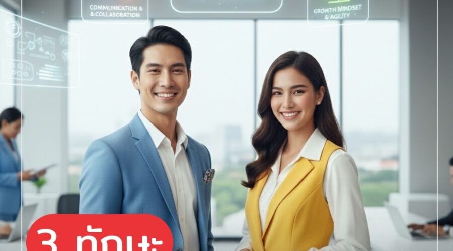 3 ทักษะติดปีกที่ห้ามพลาด เพื่อให้คุณเป็นคน “ไม่ถูกแทนที่” : ปี 2026 ไม่รอใคร! ถึงเวลาอัปเกรดตัวเอง : By People’S 🌟 Skills Tank